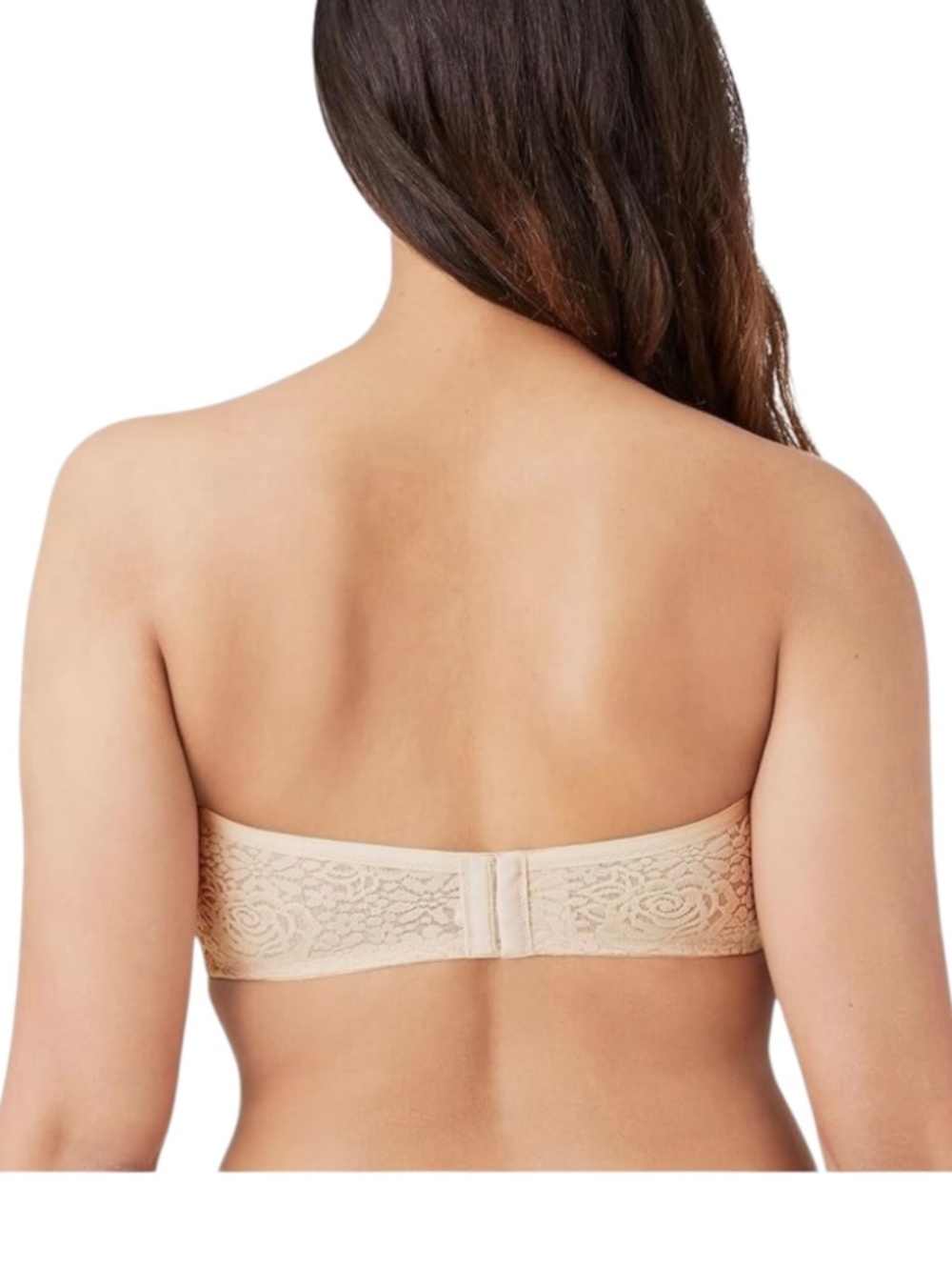 The Wacoal Halo Lace Strapless Underwire Bra in Natural Nude is a stylish and su - Picture 3 of 3